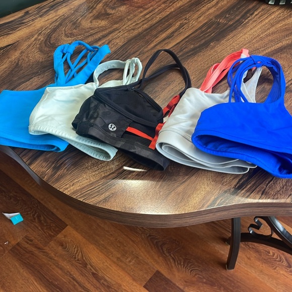 Five lulu lemon sports bras small assorted colors $25 - Picture 3 of 3